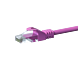 Cable de conexión UTP CAT5e de 5 m, color rosa - 100 % cobre