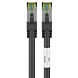 Cable de conexión Cat8 S/FTP (PIMF) de 0,25 m, color negro