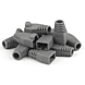 DANICOM funda para cable RJ45 gris grande - 10 unidades