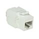 Conector Keystone UTP CAT6a - Sin herramientas - Blanco