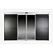 Puertas correderas para centro de datos, funcionamiento semiautomático, 42U