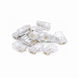 Conector pasante DANICOM UTP CAT6 RJ45 - Núcleo pasante flexible - 10 unidades