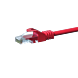 Cable de conexión UTP CAT5e de 2 m, rojo - CCA