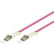 Cable de fibra óptica LC-LC OM4 de 0,50 m