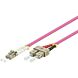Cable de fibra óptica LC-SC OM4 de 1 m
