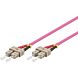 Cable de fibra óptica SC-SC OM4 de 7 m
