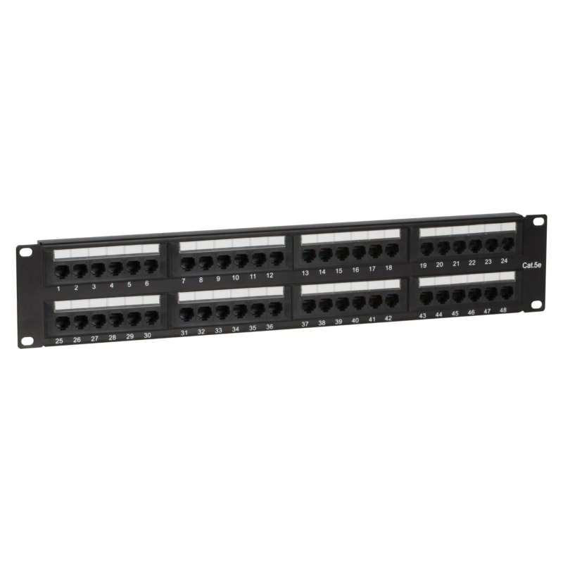 Panel de conexión UTP CAT5e - 48 puertos