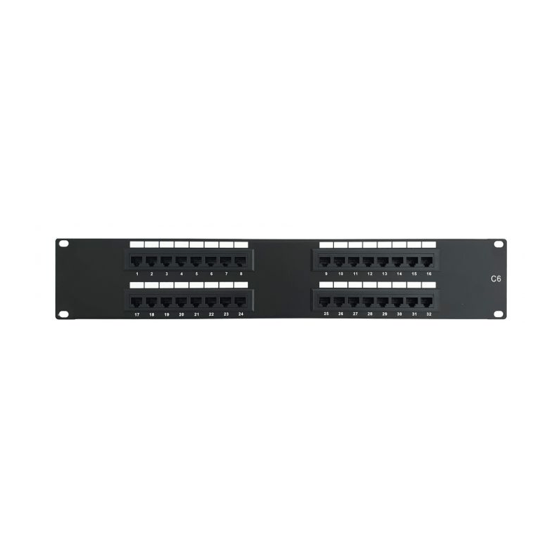 Panel de conexiones UTP CAT6 - 32 puertos - 2U