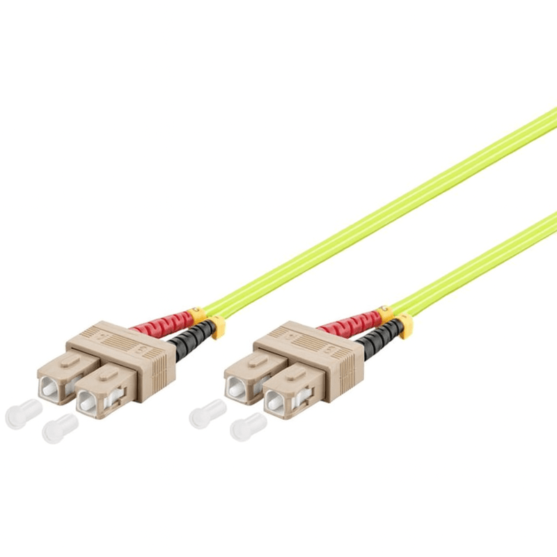 Cable de fibra óptica SC-SC OM5 (optimizado para láser) de 0,50 m