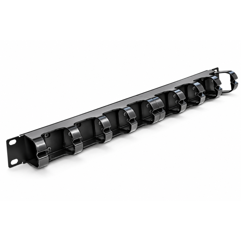 Soporte de cables de plástico de 19 pulgadas 1U