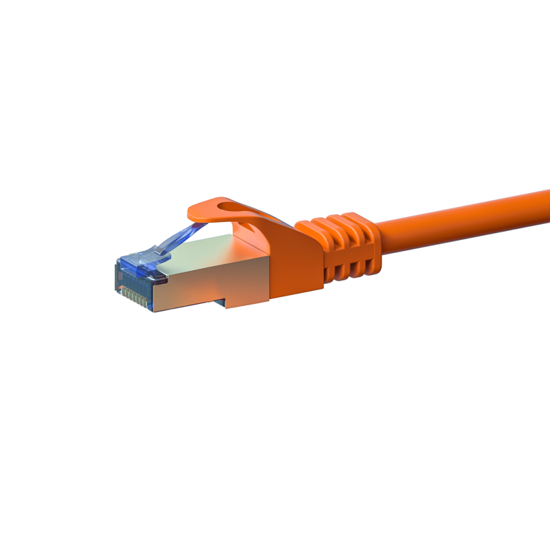 Cable de conexión CAT6a S/FTP (PIMF) de 2 m, color naranja