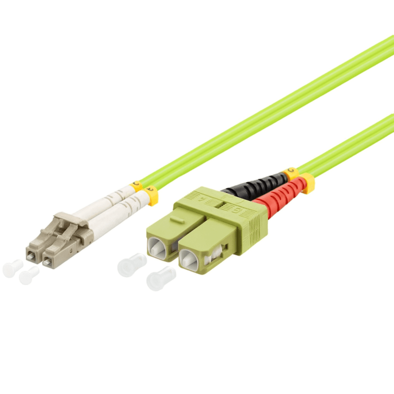 Cable de fibra óptica LC-SC OM5 (optimizado para láser) de 2 m