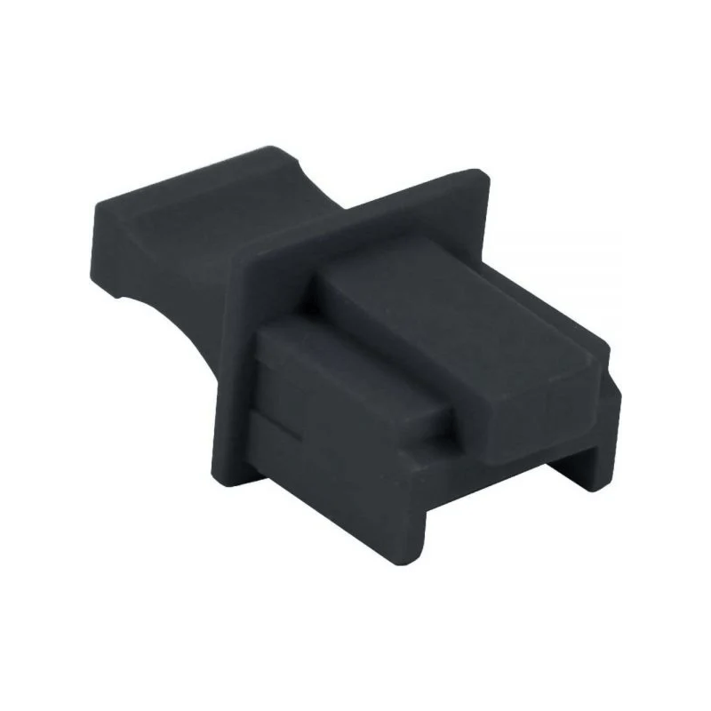 Tapones para puertos RJ45, juego de 10 unidades, color negro.