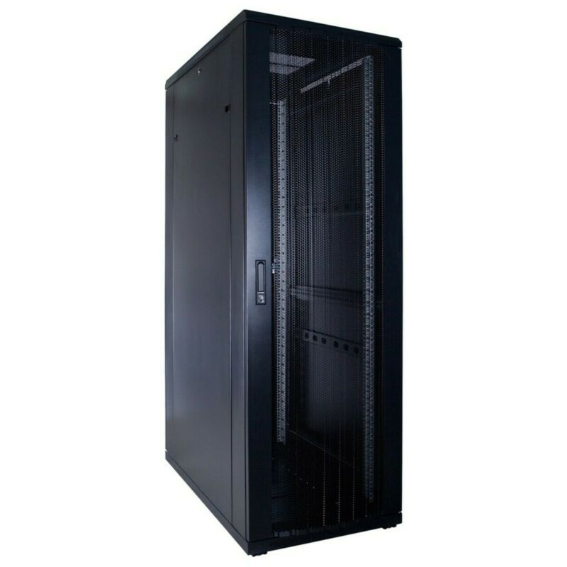 Armario para servidores de 37U con puerta perforada de 600x1000x1800 mm (ancho x profundidad x alto)