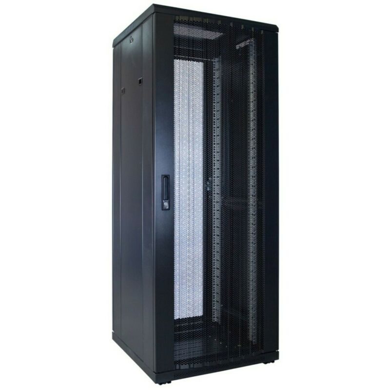 Armario para servidores de 32U con puerta perforada de 600x600x1600 mm (ancho x profundidad x alto)