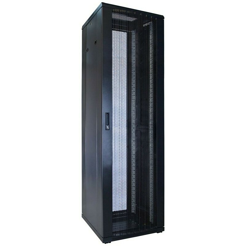 Armario para servidores de 42U con puerta perforada de 600x600x2000 mm (ancho x profundidad x alto)