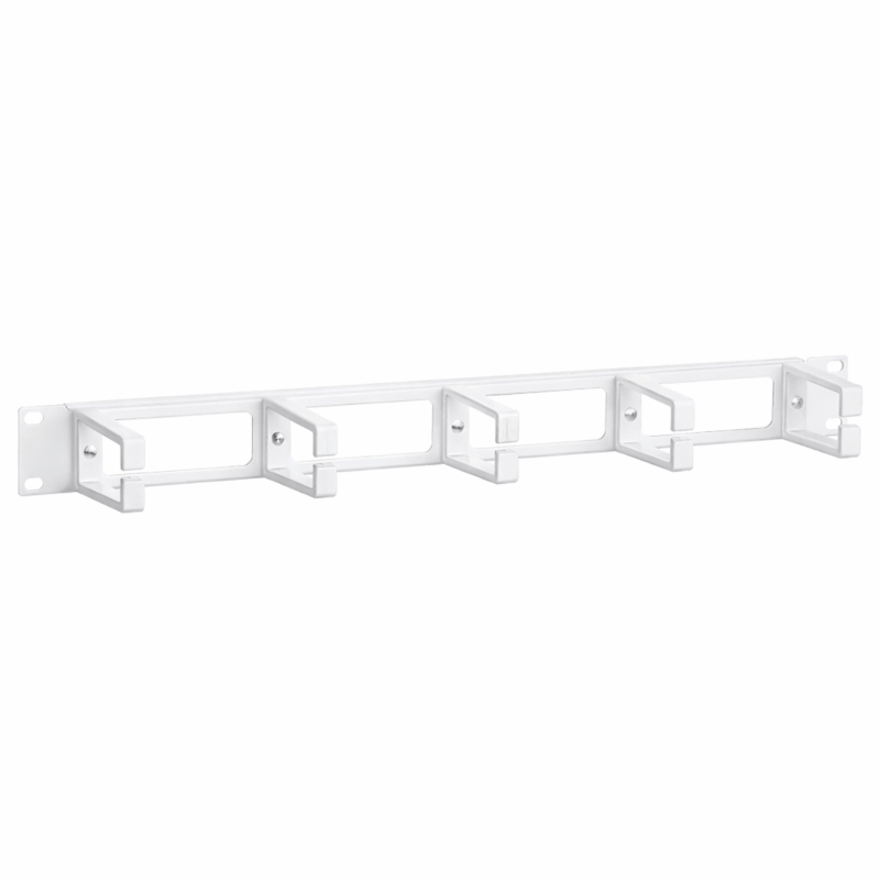 Soporte para cables de 19 pulgadas, 1U, blanco