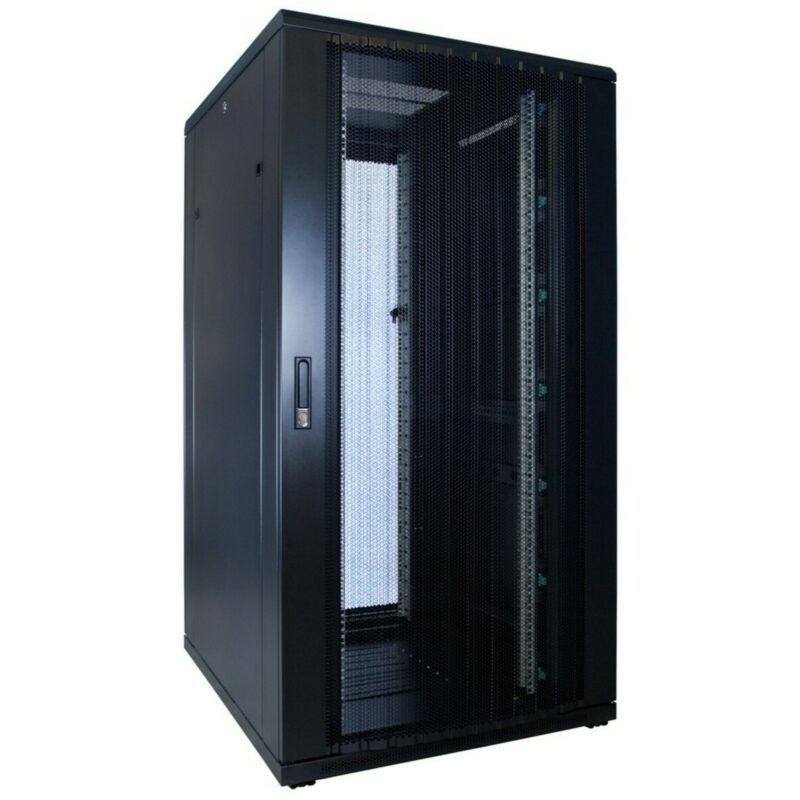 Armario para servidores de 32U con puerta perforada de 800x1000x1600 mm (ancho x profundidad x alto)