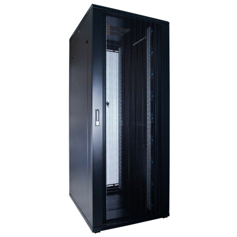Armario para servidores de 47U con puerta perforada de 600x1000x2200 mm (ancho x profundidad x alto)