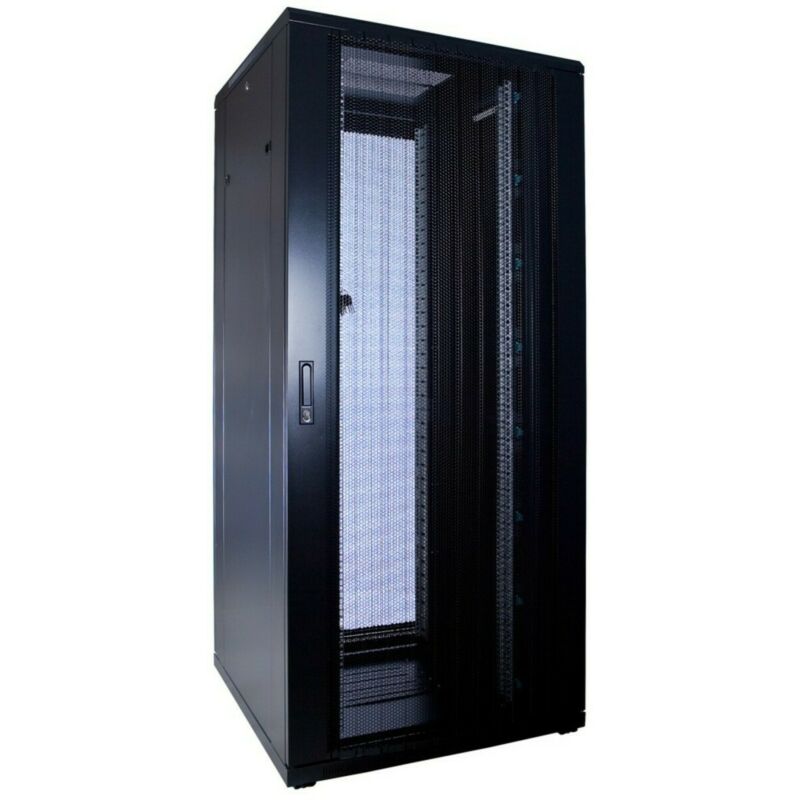Armario para servidores de 37U con puerta perforada de 800x800x1800 mm (ancho x profundidad x alto)