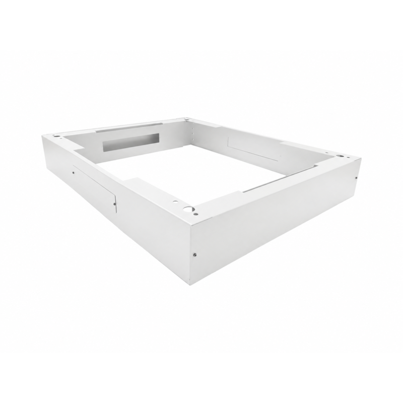 Base para armarios de servidor de 19 pulgadas, 800 x 800 x 150 mm (ancho x profundidad x alto) - Blanco