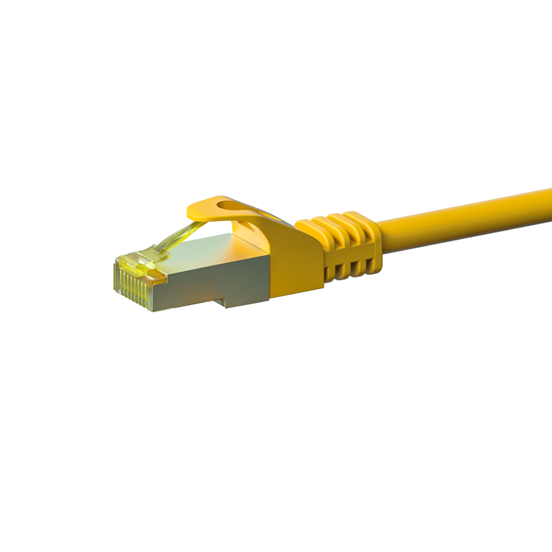 Cable de conexión Cat7 S/FTP (PIMF) de 5 m, color amarillo