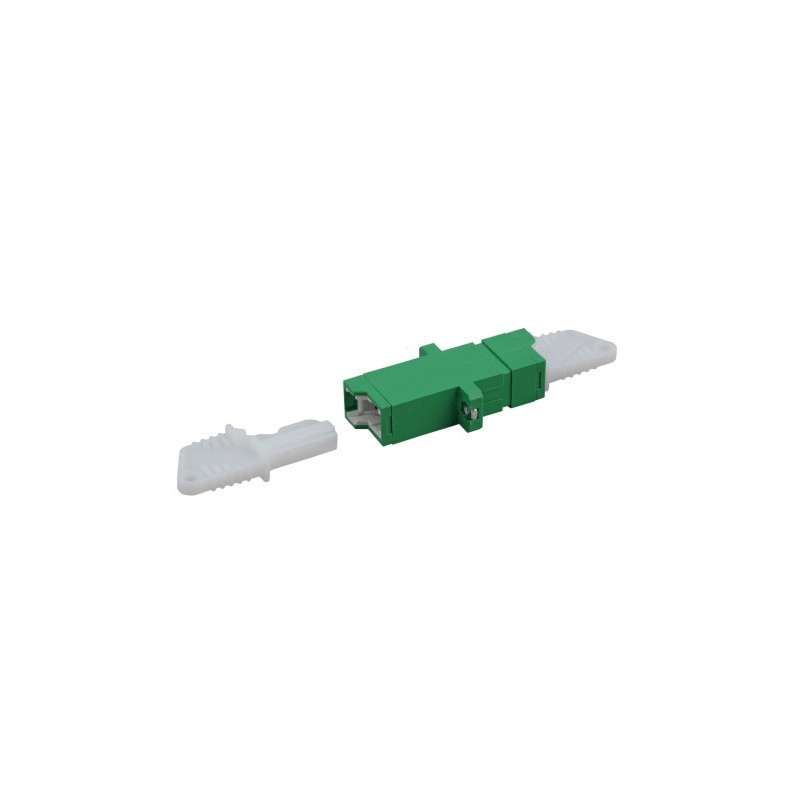 Acoplamiento monomodo E2000-E2000 simplex verde