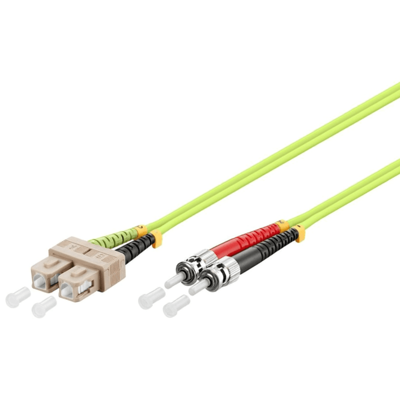 Cable de fibra óptica SC-ST OM5 (optimizado para láser) de 10 m