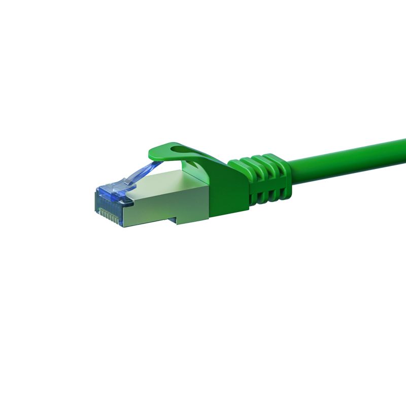 Cable de conexión CAT6a S/FTP (PIMF) de 2 m, color verde