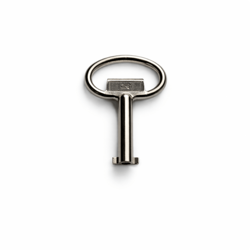 Llave de repuesto para cerradura de puerta, apta para armarios de pared exteriores de 6U.