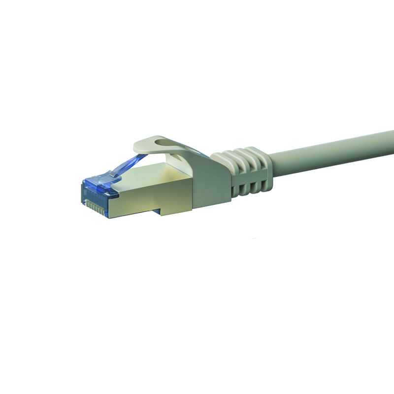 Cable de conexión CAT6a S/FTP (PIMF) de 50 m, color gris
