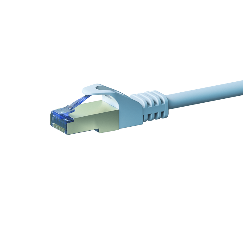 Cable de conexión CAT6a S/FTP (PIMF) de 0,50 m, color blanco