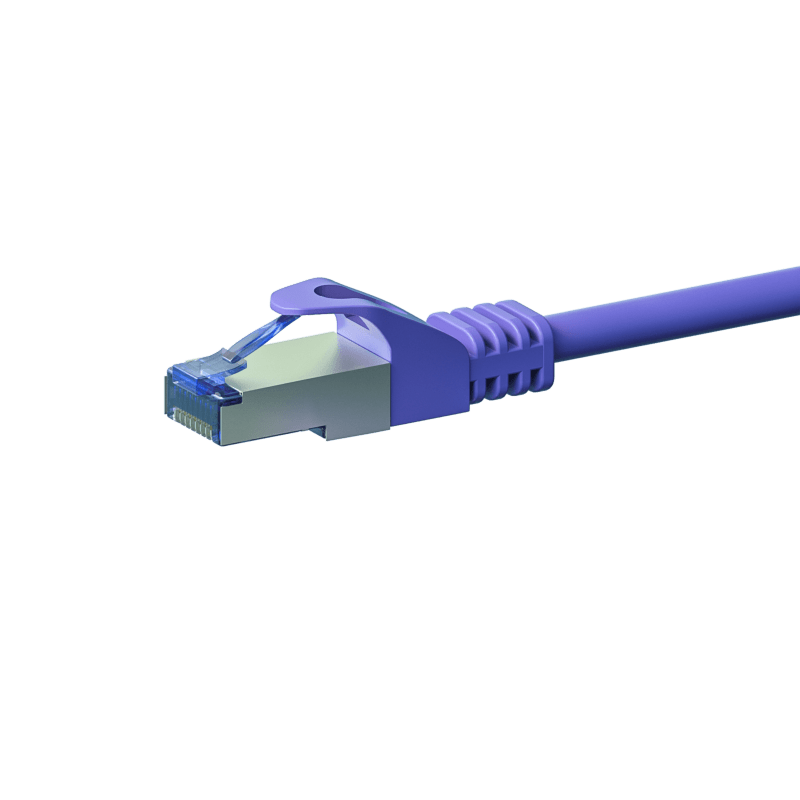 Cable de conexión CAT6a S/FTP (PIMF) de 7,50 m, color morado