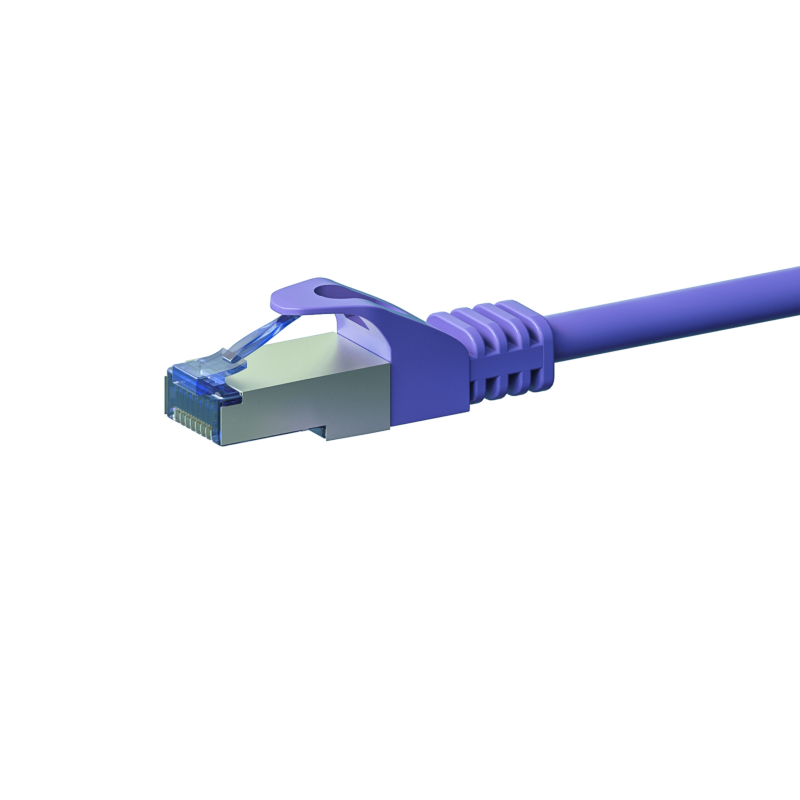 Cable de conexión CAT6a S/FTP (PIMF) de 20 m, color morado
