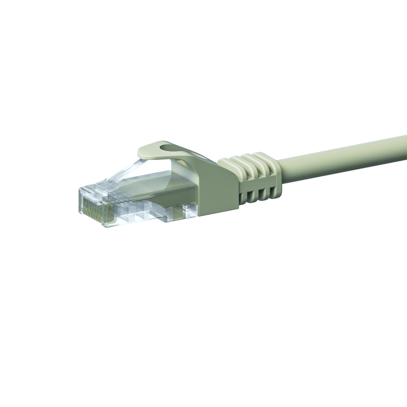 Cable de conexión UTP CAT5e de 0,50 m, gris - CCA