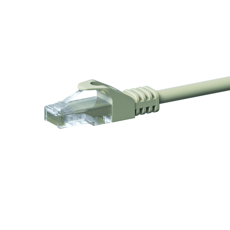 Cable de conexión UTP CAT5e de 1,50 m, gris - CCA