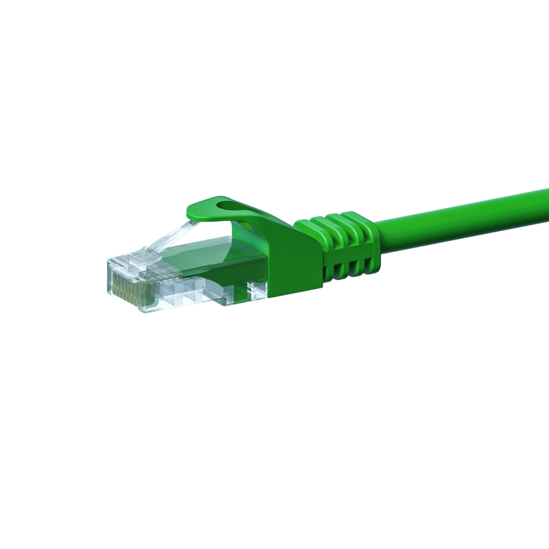Cable de conexión UTP CAT5e de 1,50 m, color verde - CCA