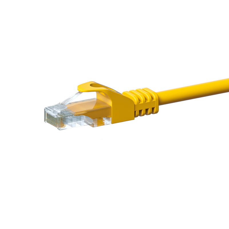 Cable de conexión UTP CAT5e de 20 m, color amarillo - CCA