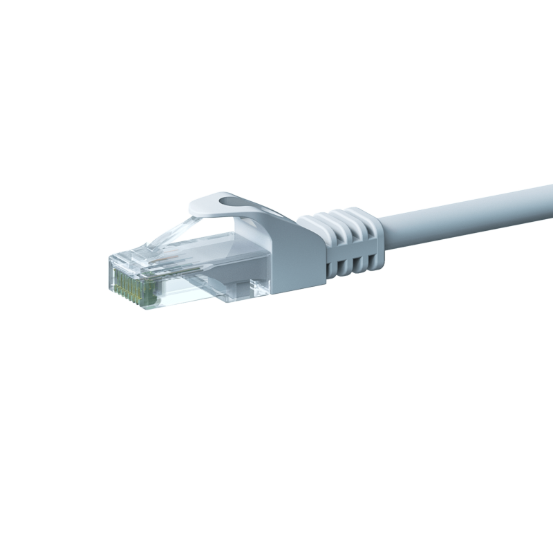 Cable de conexión UTP CAT6 de 1 m, blanco - CCA