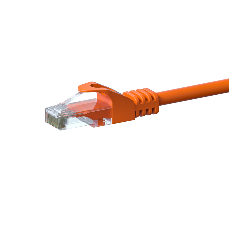 Cable de conexión UTP CAT6 de 15 m, color naranja - CCA