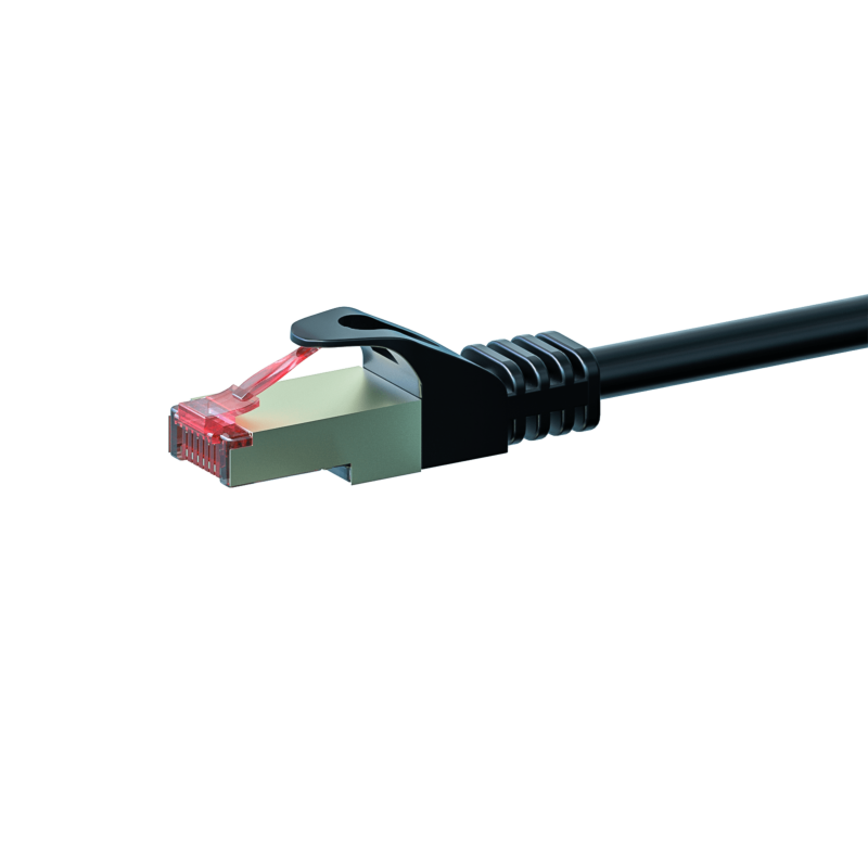Cable de conexión CAT6 S/FTP (PIMF) de 3 m, color negro 