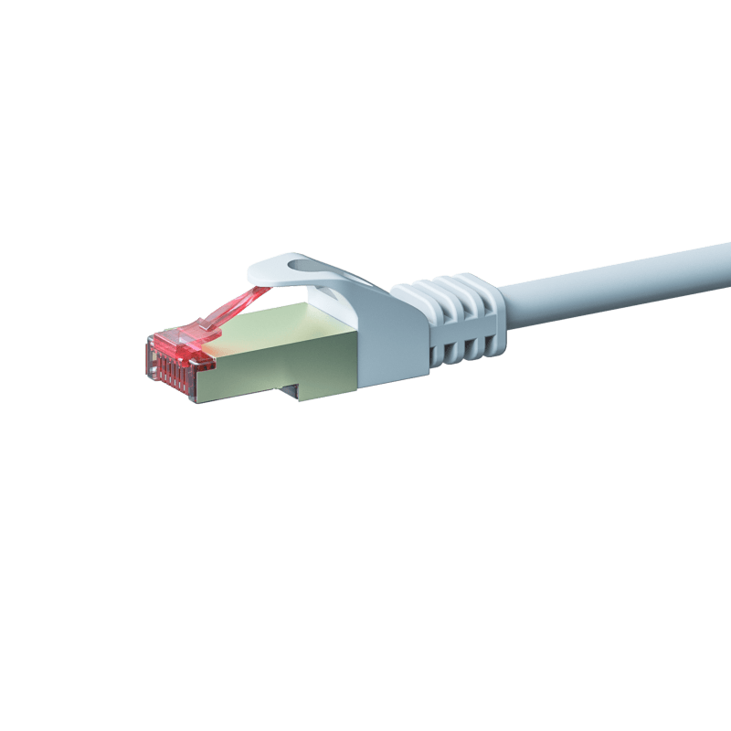 Cable de conexión CAT6 S/FTP (PIMF) de 20 m, color blanco
