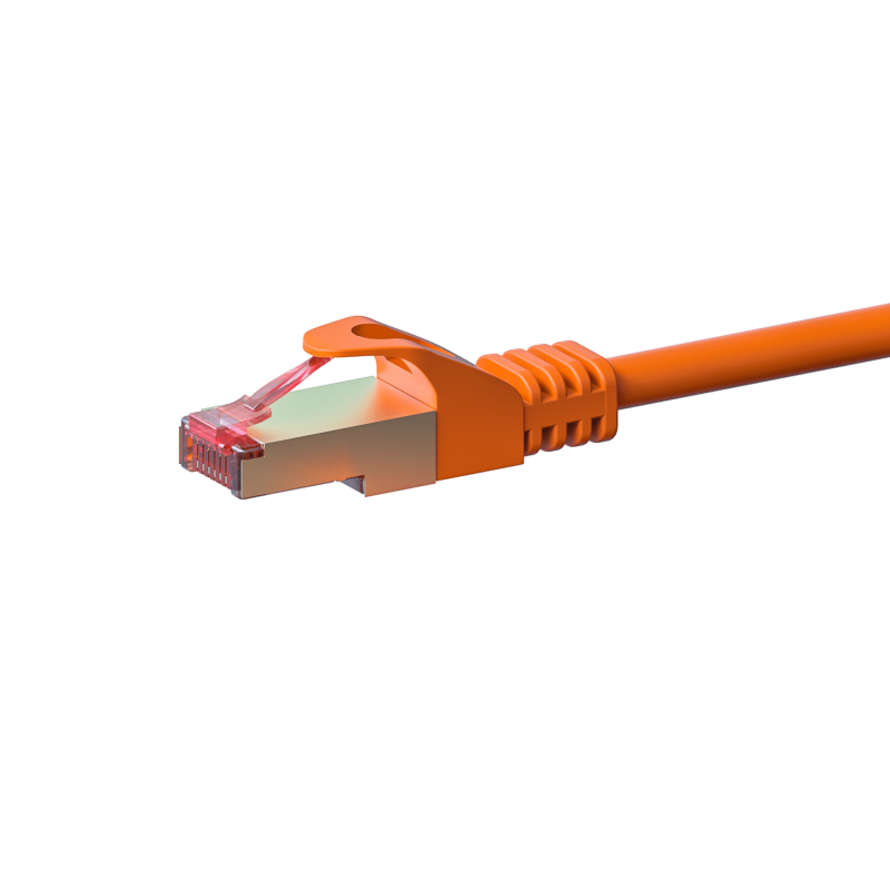 Cable de conexión CAT6 S/FTP (PIMF) de 1,50 m, color naranja