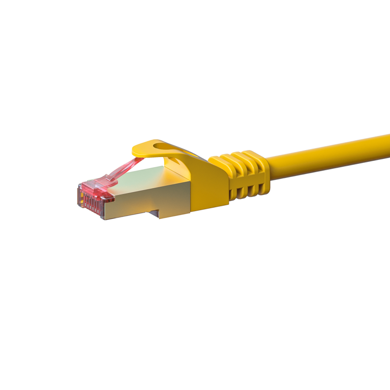 Cable de conexión CAT6 S/FTP (PIMF) de 50 m, color amarillo