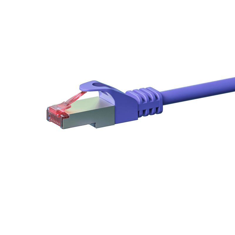 Cable de conexión CAT6 S/FTP (PIMF) de 0,25 m, color morado