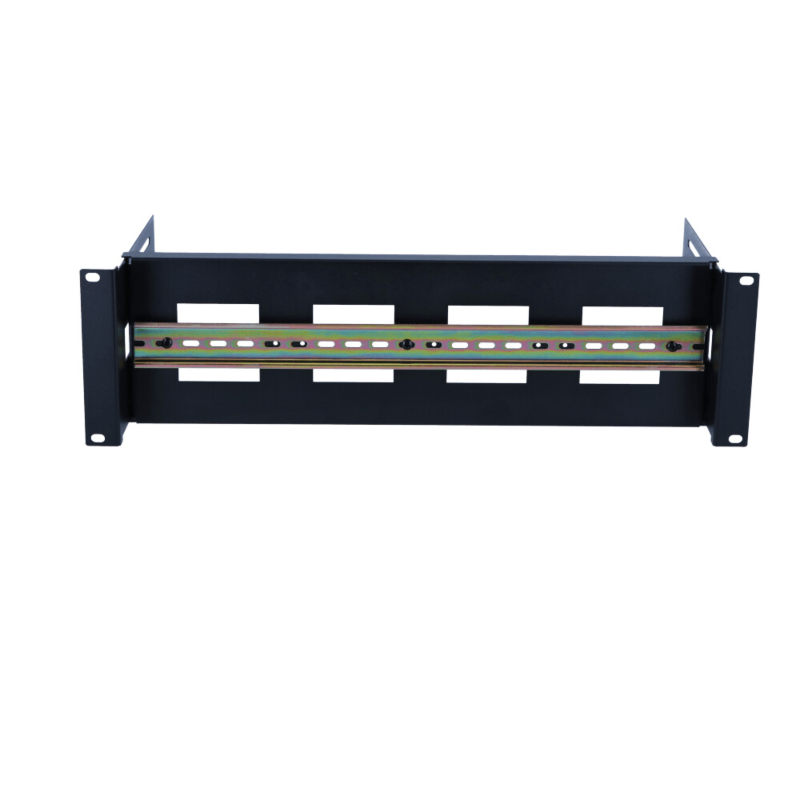 Carril DIN 3U para racks de 19 pulgadas - profundidad ajustable