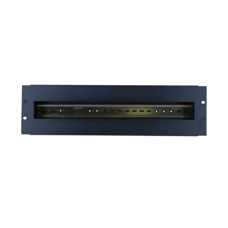 Carril para caja de interruptores DIN 3U para racks de 19 pulgadas