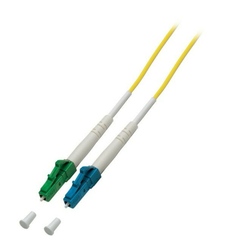 Cable de fibra óptica simplex OS2 LC/APC-LC de 1 m