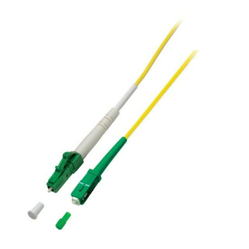 Cable de fibra óptica simplex OS2 LC/APC-SC/APC de 1 m