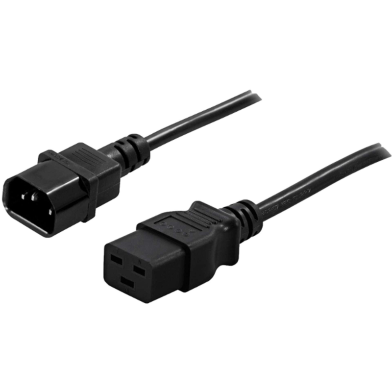 Cable de alimentación C14 a C19 de 1,80 m, color negro